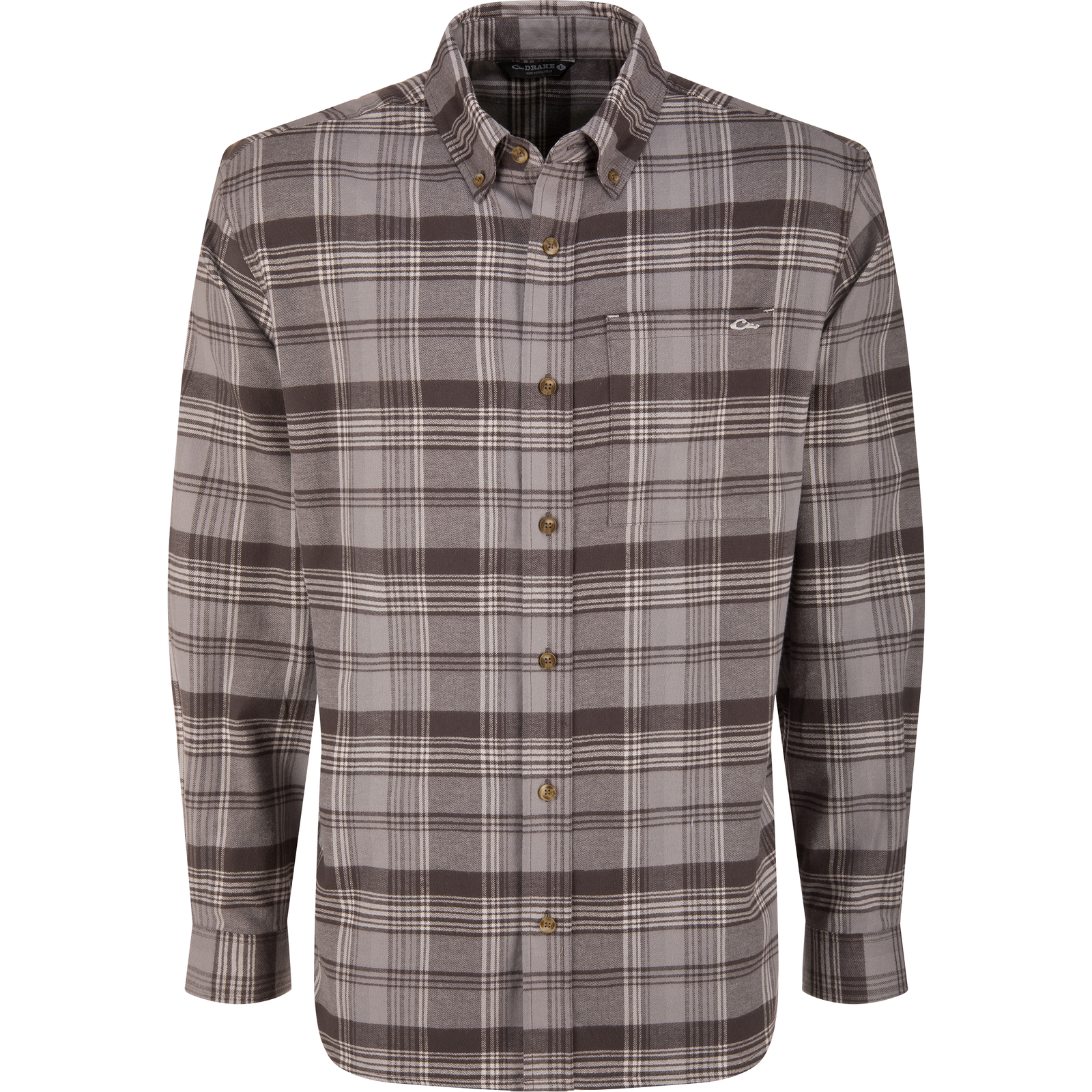 DRAKE CLOTHING CO. Men's Sport Shirt HARDY GREY / S Drake Autumn Flannel Shirt DS1070HGP