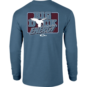 DRAKE CLOTHING CO. Men's Tees Drake Big Duck Energy Long Sleeve T-Shirt || David's Clothing
