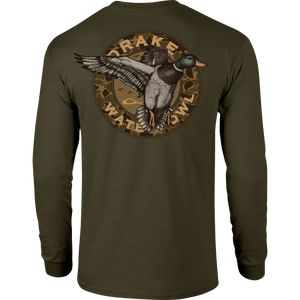 DRAKE CLOTHING CO. Men's Tees Drake Circle Mallard Long Sleeve T-Shirt