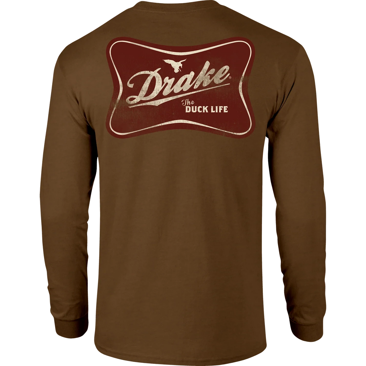 DRAKE CLOTHING CO. Men's Tees Drake Mens The Drake Life Long Sleeve T-Shirt
