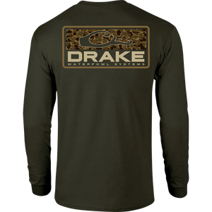 DRAKE CLOTHING CO. Men's Tees Drake Old School Bar Long Sleeve T-Shirt || David's Clothing