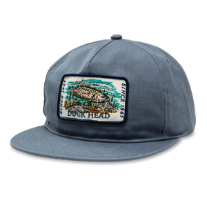 DUCK HEAD Men's Hats VARSITY GREY Duck Head Ripstop Unstructured 5-Panel Hat || David's Clothing D41032172