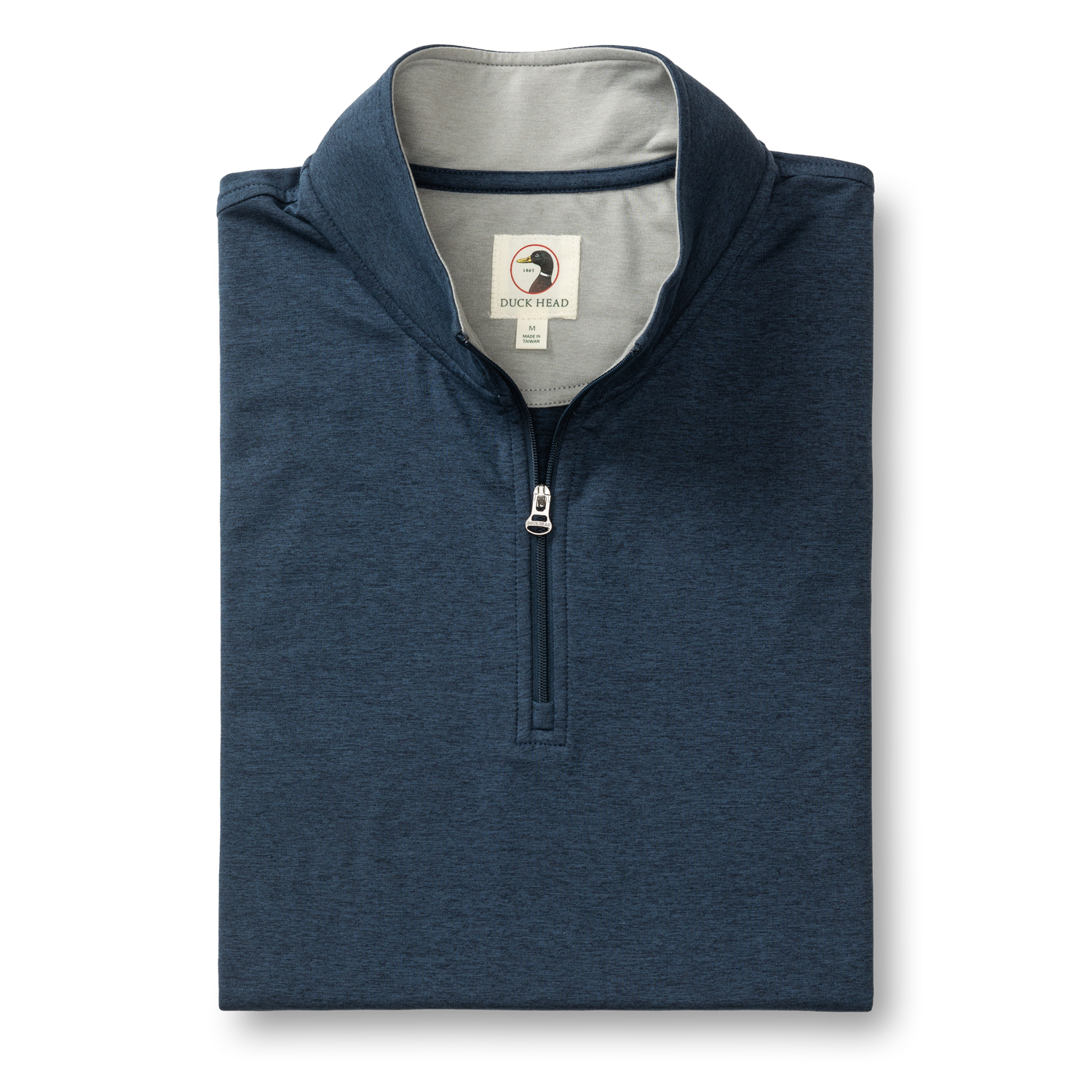DUCK HEAD Men's Pullovers NAVY HEATHER / S Duck Head Long Drive Performance 1/4 Zip Pullover D21139402