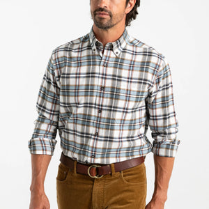 DUCK HEAD Men's Sport Shirt Duck Head Cotton Flannel Sport Shirt || David's Clothing