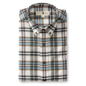 DUCK HEAD Men's Sport Shirt Duck Head Cotton Flannel Sport Shirt || David's Clothing