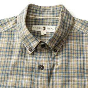 DUCK HEAD Men's Sport Shirt Duck Head Cotton Slub Sport Shirt Croft Plaid