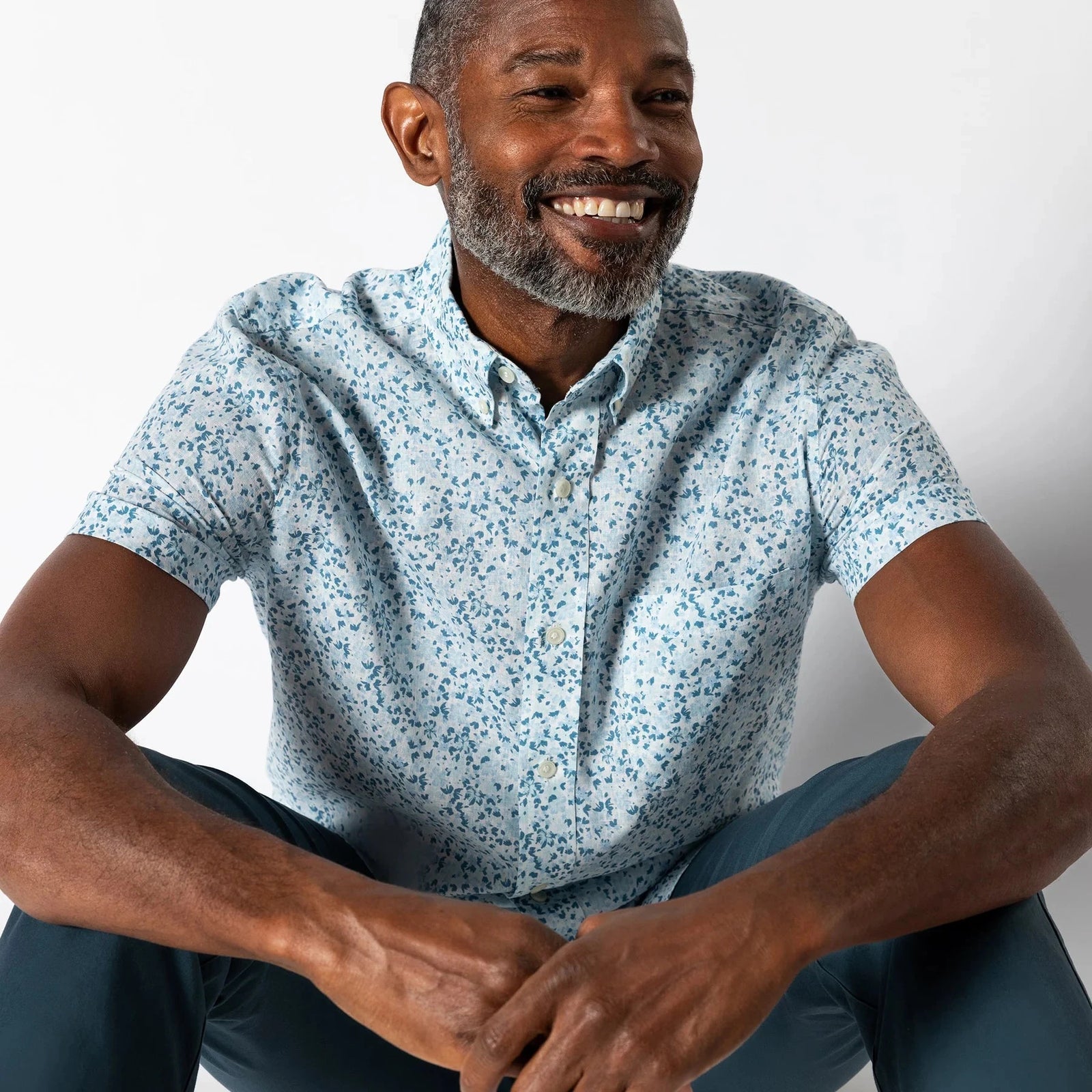 DUCK HEAD Men's Sport Shirt Duck Head Linen Cotton Oxford Sport Shirt || David's Clothing