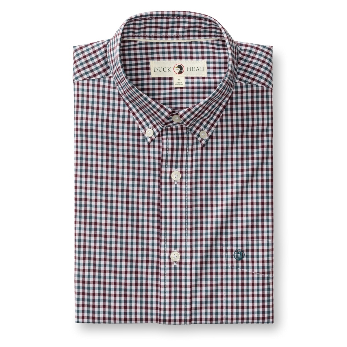 DUCK HEAD Men's Sport Shirt Duck Head Performance Poplin Sport Shirt Merill Gingham