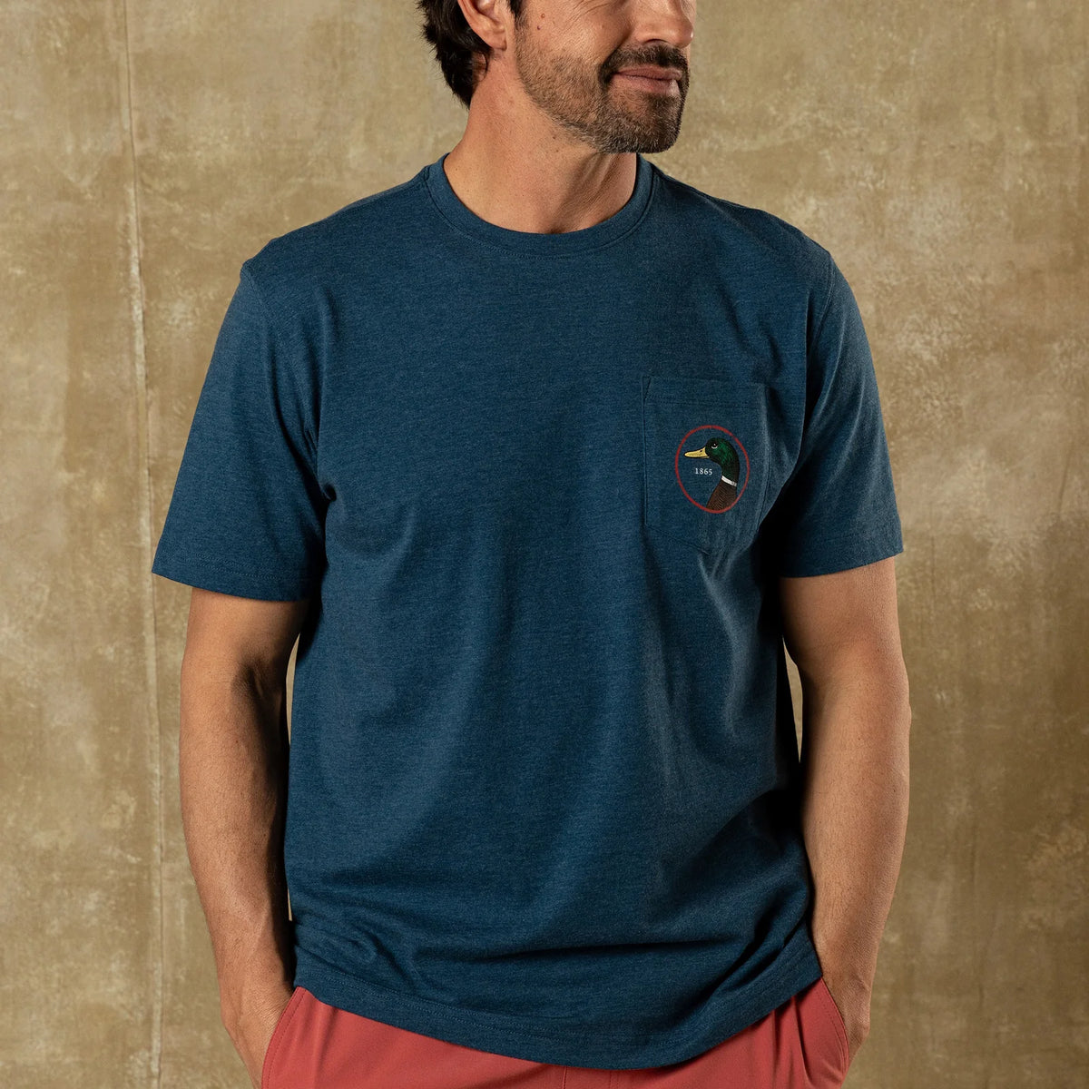 DUCK HEAD Men's Tees Duck Head Logo Short Sleeve T-Shirt