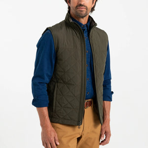 DUCK HEAD Mens Jackets Duck head Fremont Performance Quilted Vest || David's Clothing