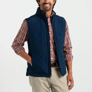 DUCK HEAD Mens Jackets Duck head Fremont Performance Quilted Vest || David's Clothing