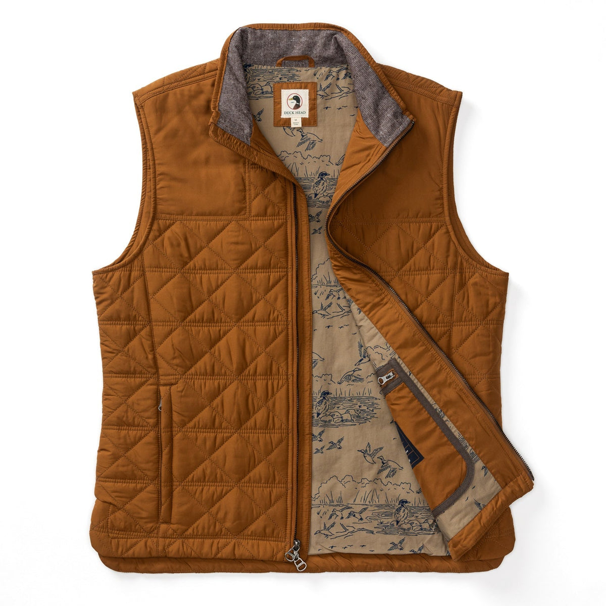 DUCK HEAD Mens Jackets Duck Head Fremont Sport Performance Quilted Vest