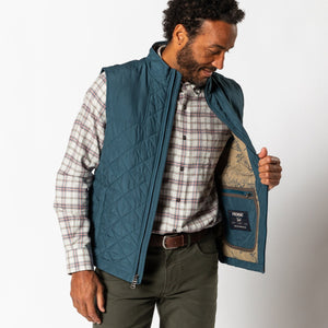 DUCK HEAD Mens Jackets Duck Head Fremont Sport Performance Quilted Vest
