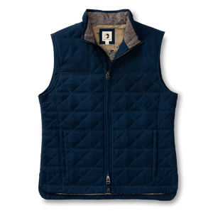 DUCK HEAD Mens Jackets ROYAL NAVY / M Duck head Fremont Performance Quilted Vest || David's Clothing D51034165