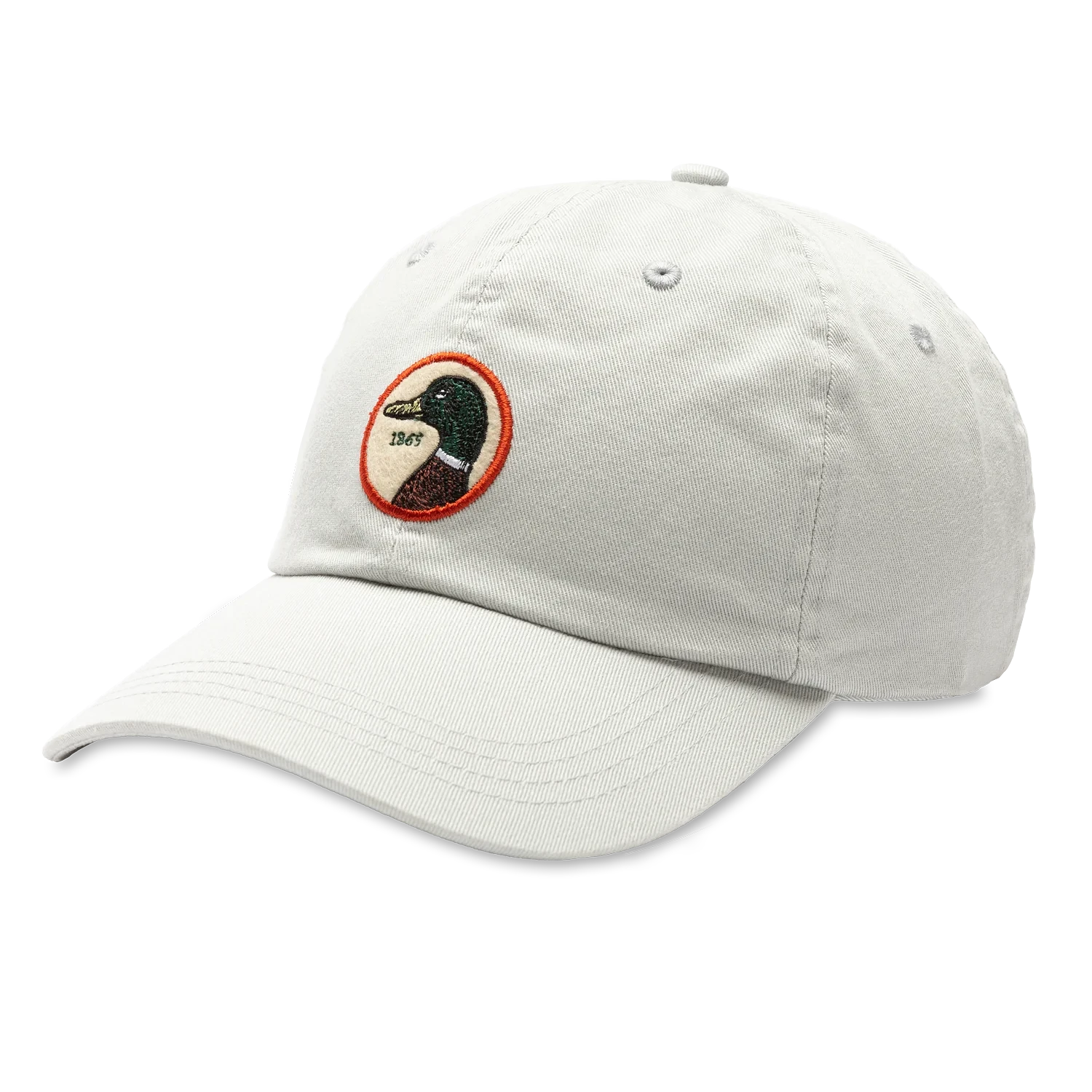 DUCKHEAD Men's Hats ASH Duck Head Circle Patch Twill Hat || David's Clothing D41006020