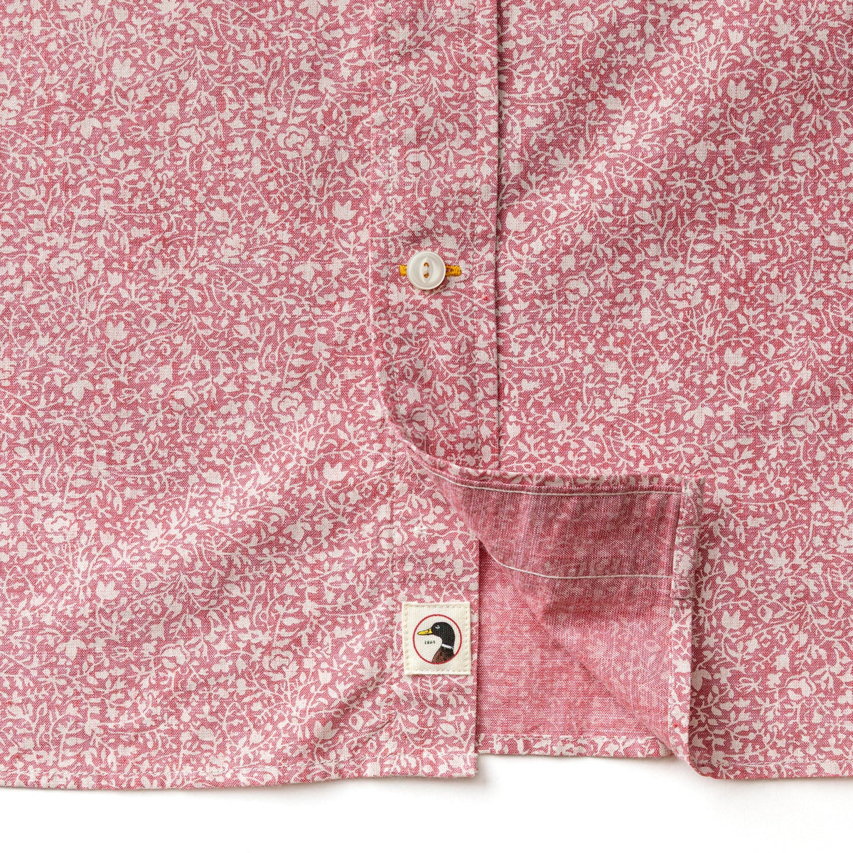 DUCKHEAD Men's Sport Shirt Duck Head Cotton Chambray Sport Shirt