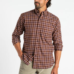 DUCKHEAD Men's Sport Shirt Duck Head Cotton Flannel Sport Shirt || David's Clothing