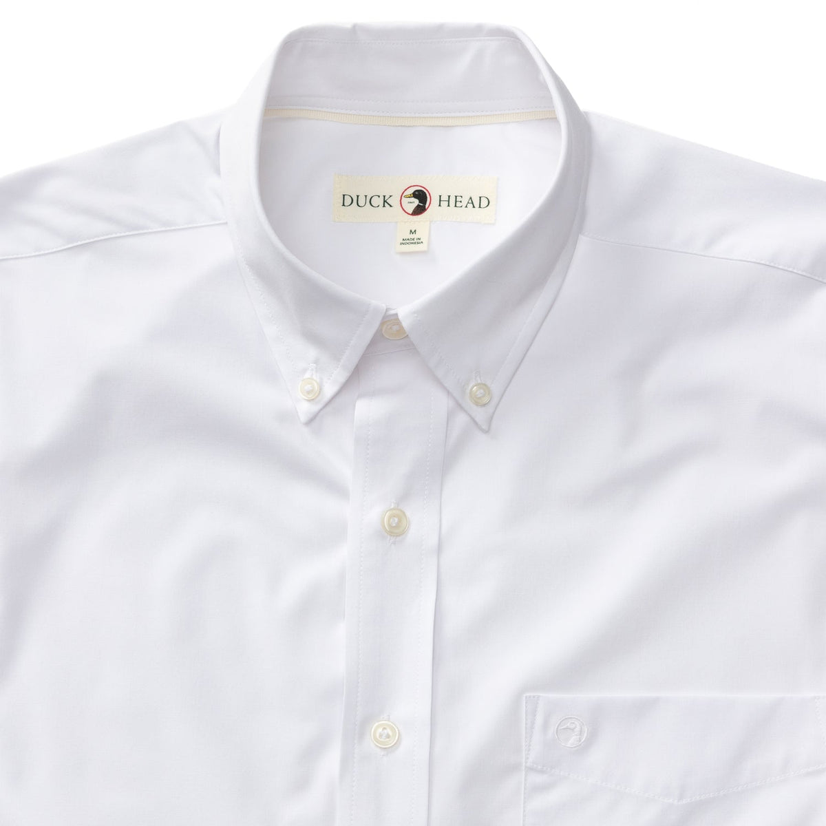 DUCKHEAD Men's Sport Shirt Duck Head Performance Poplin Sport Shirt - Boyce Solid