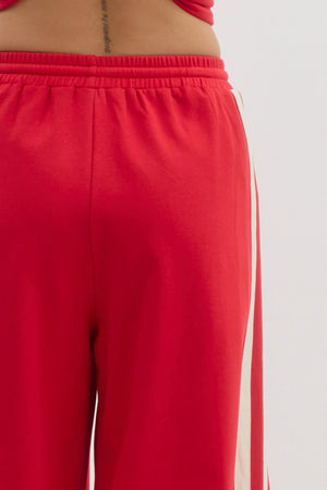 ENTRO INC Women's Pants High Waist Track Pants || David's Clothing