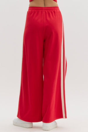 ENTRO INC Women's Pants High Waist Track Pants || David's Clothing