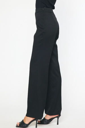 ENTRO INC Women's Pants High Waisted Wide Leg Dress Pants || David's Clothing