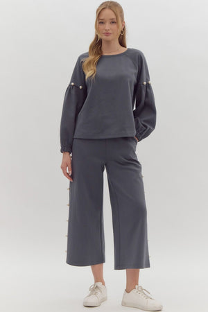 ENTRO INC Women's Top Pearl Sweater || David's Clothing