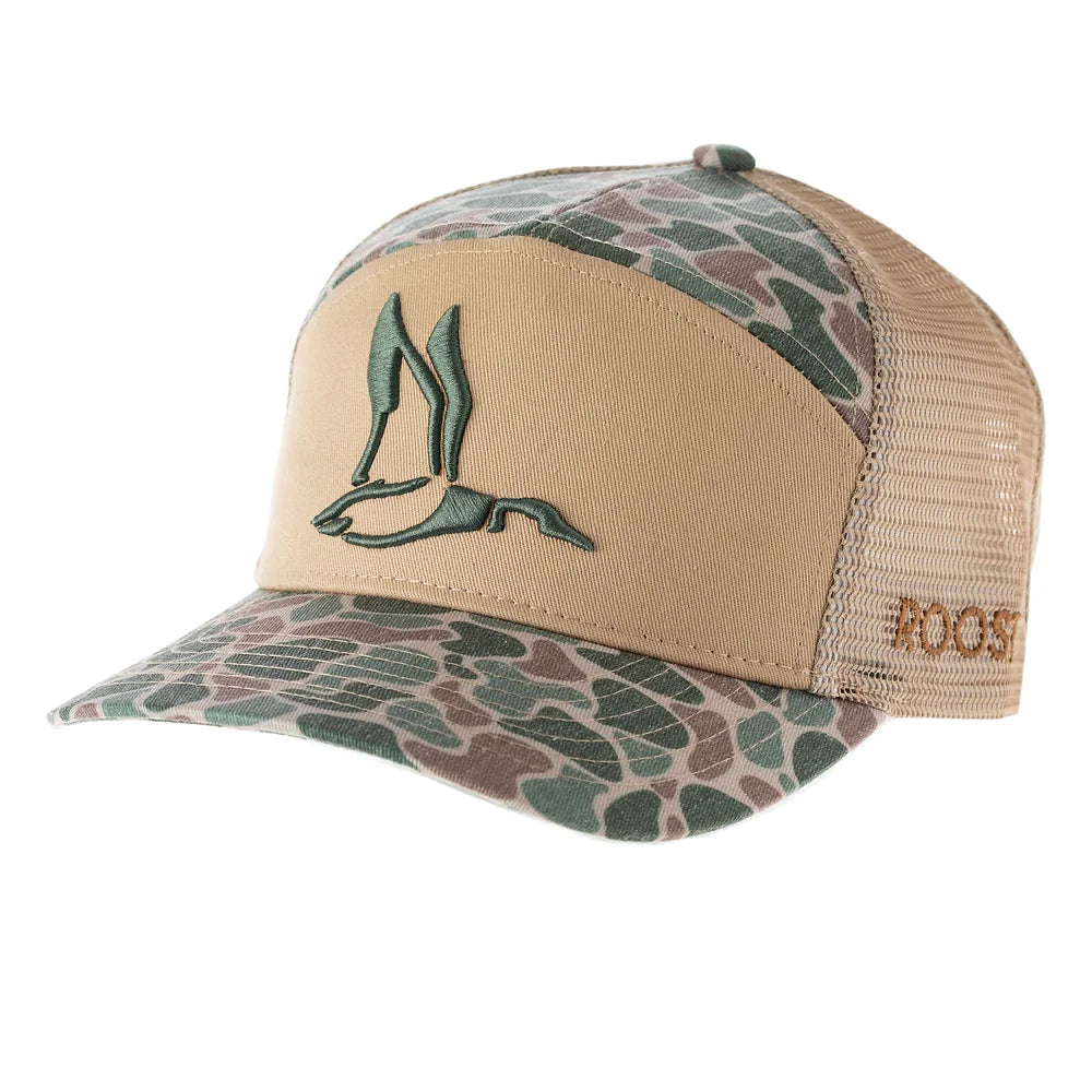 FIELDSTONE Men's Hats CAMO / one size Fieldstone 7 Panel 3D Puff Duck Logo || David's Clothing RHR1