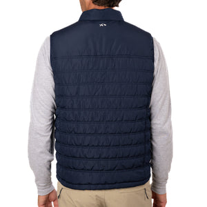 FISH HIPPIE Men's Outerwear Fish Hippie Reversible Brooker Quilted Vest || David's Clothing