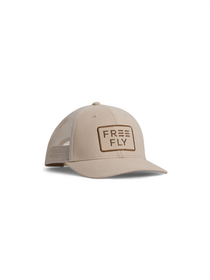 FREE FLY APPAREL Men's Hats STONE Free Fly Wave Trucker Hat || David's Clothing WVTR021