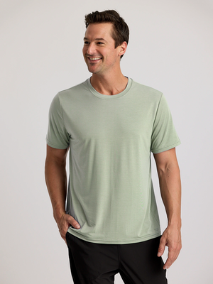 FREE FLY APPAREL Men's Tees DESERT SAGE / M Free Fly Men's Elevate Lightweight Tee || David's Clothing MELWSS528