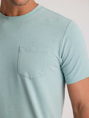 FREE FLY APPAREL Men's Tees Free Fly Men's Bamboo Flex Pocket Tee || David's Clothing