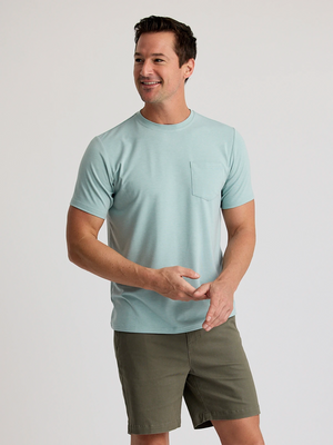 FREE FLY APPAREL Men's Tees Free Fly Men's Bamboo Flex Pocket Tee || David's Clothing