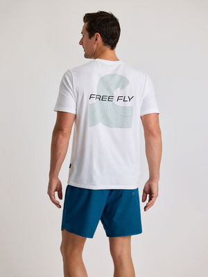 FREE FLY APPAREL Men's Tees Free Fly Men's Waverider Tee || David's Clothing