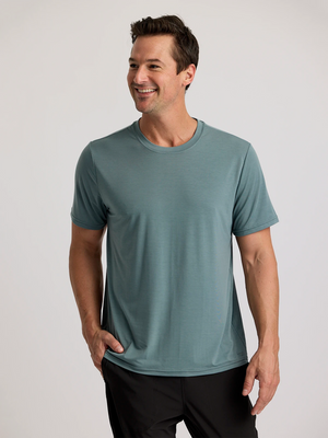 FREE FLY APPAREL Men's Tees STORMY SEA / M Free Fly Men's Elevate Lightweight Tee || David's Clothing MELWSS433