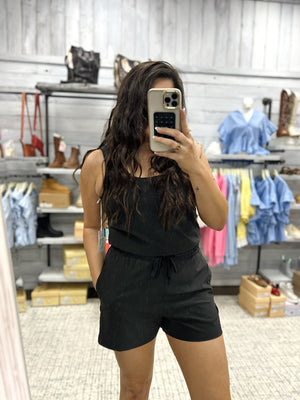 FREE FLY APPAREL Women's Romper BLACK / XS Free Fly Women's Breeze Romper || David's Clothing WBROMP