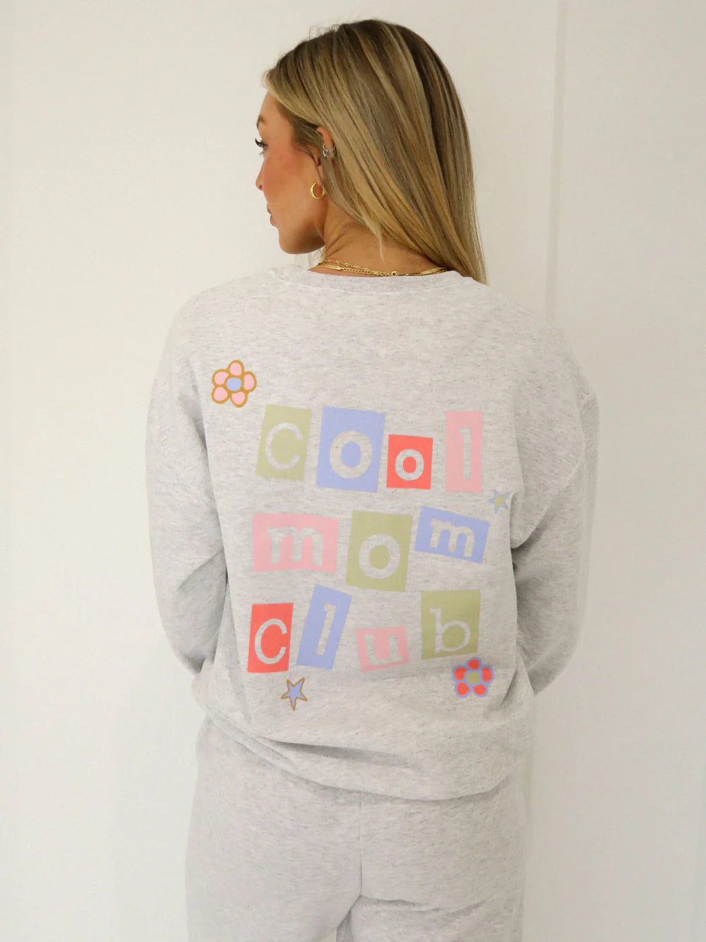 FRIDAY AND SATUR Women's Sweatshirt Friday + Saturday Cool Mom Sweatshirt || David's Clothing