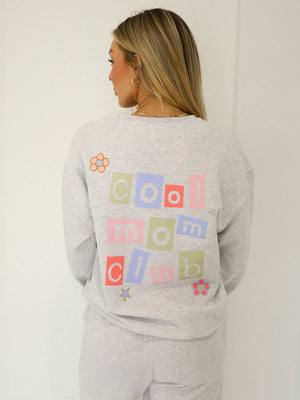 FRIDAY AND SATUR Women's Sweatshirt Friday + Saturday Cool Mom Sweatshirt || David's Clothing