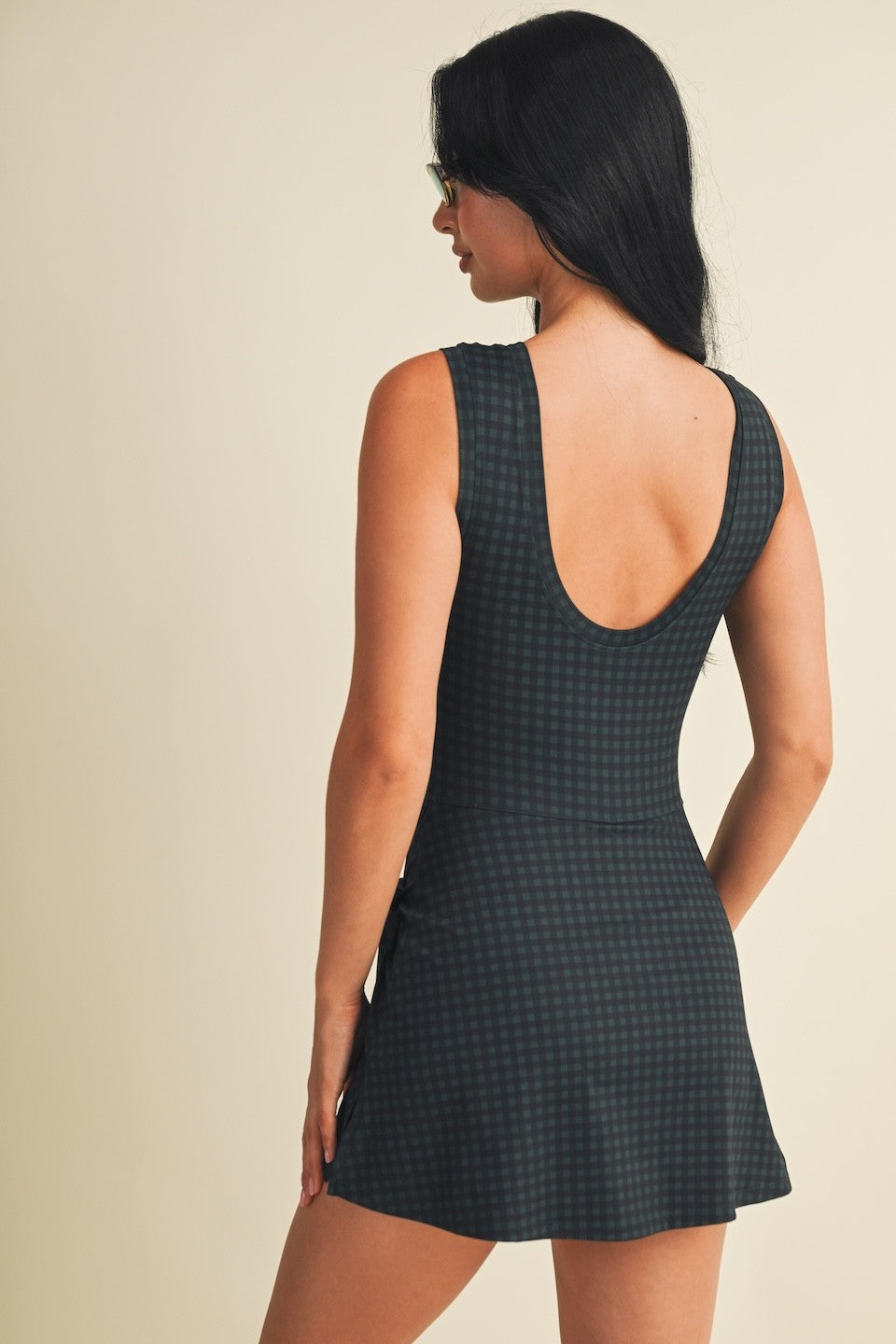 GLOWIE 25-Women's Dresses Sleeveless Wrap Tie Front Dress