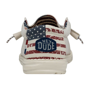 HEY DUDE Men's Shoes Hey Dude Wally Patriotic USA || David's Clothing