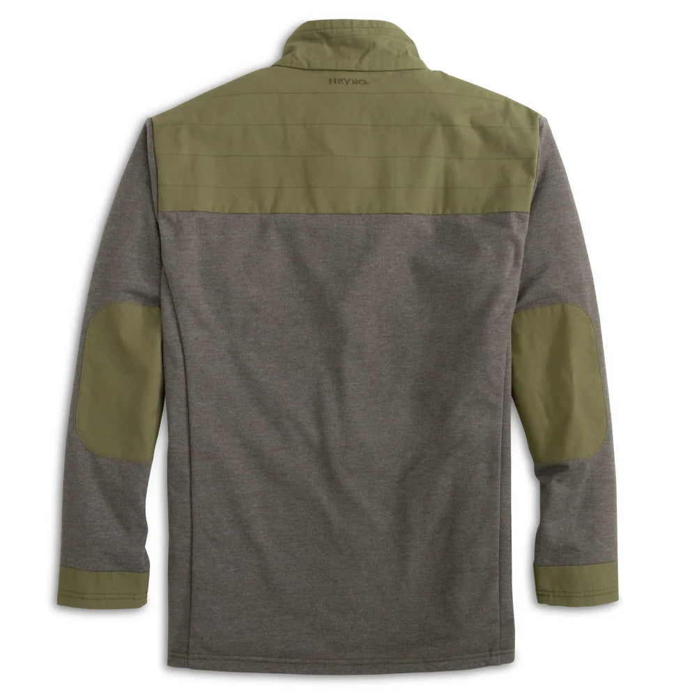 HEYBO OUTDOORS Men's Jackets Heybo Sentry Hybrid Jacket: Olive/Brown || David's Clothing