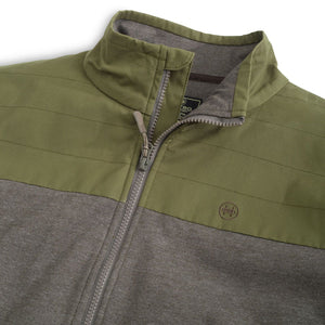 HEYBO OUTDOORS Men's Jackets Heybo Sentry Hybrid Jacket: Olive/Brown || David's Clothing