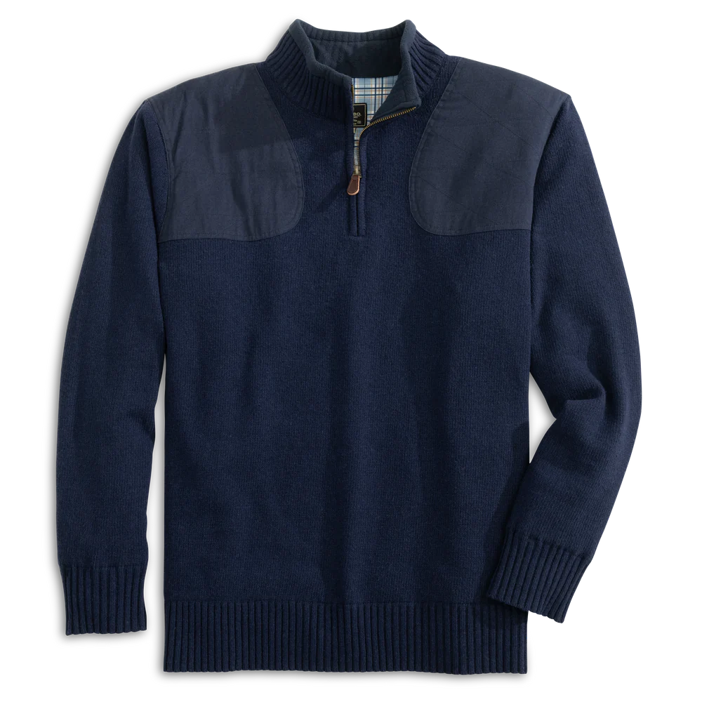 HEYBO OUTDOORS Men's Outerwear Heybo Uplander 1/4 Zip: Navy || David's Clothing