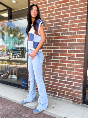 HIDDEN JEANS Women's Jeans Hidden Jeans Light Wash Classic 34 In Inseam Flare || David's Clothing