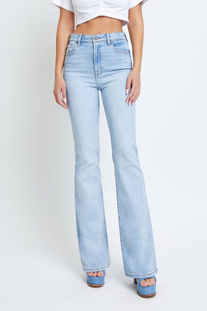 HIDDEN JEANS Women's Jeans Hidden Jeans Light Wash Classic 34 In Inseam Flare || David's Clothing