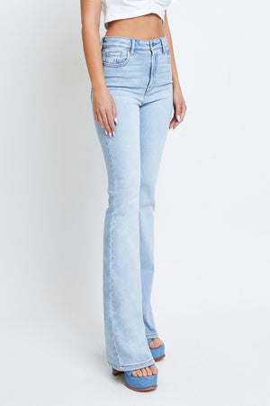 HIDDEN JEANS Women's Jeans Hidden Jeans Light Wash Classic 34 In Inseam Flare || David's Clothing