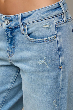 HIDDEN JEANS Women's Jeans Hidden Jeans Medium Light Low Rise 32in Inseam Dad Jeans