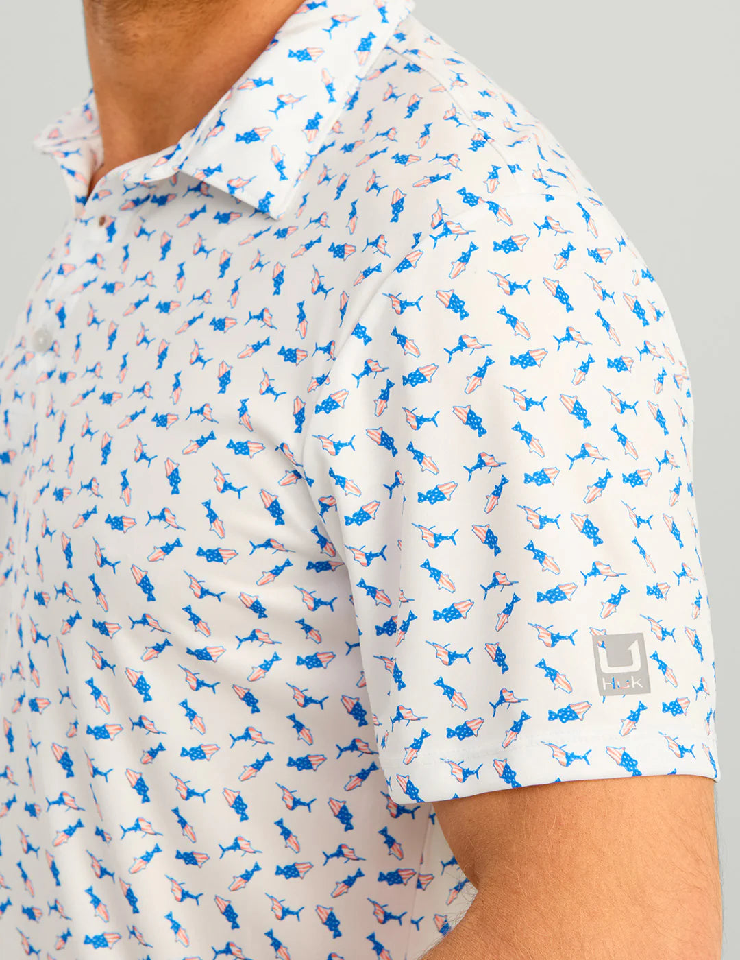 HUK FISHING Men's Polo Huk Pursuit Performance Polo