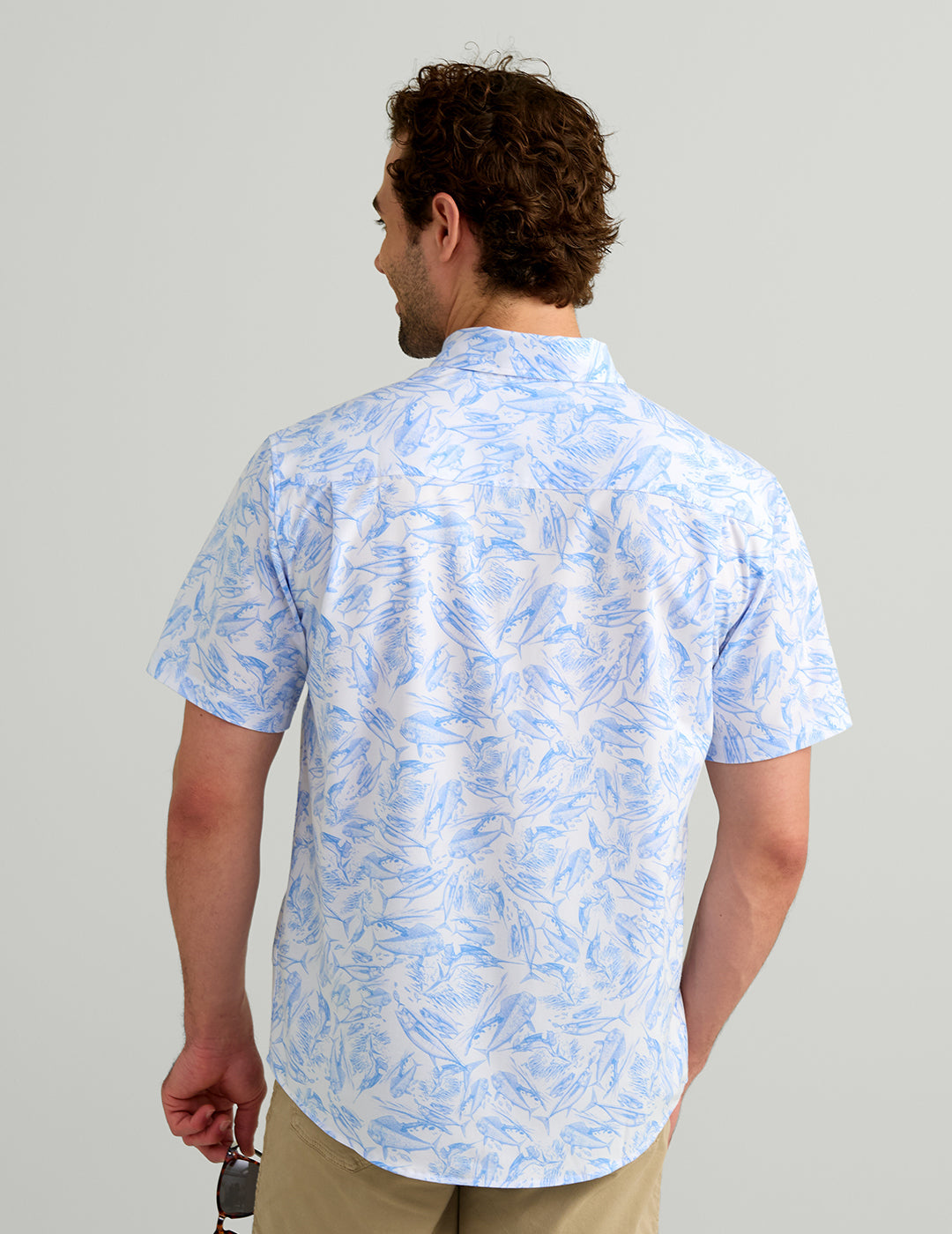 HUK FISHING Men's Sport Shirt Huk KC Kona Button-Down