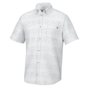 HUK FISHING Men's Sport Shirt HUK Kona Print Button-Down || David's Clothing