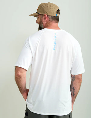 HUK FISHING Men's Tees Huk Icon Short Sleeve Performance Crew || David's Clothing